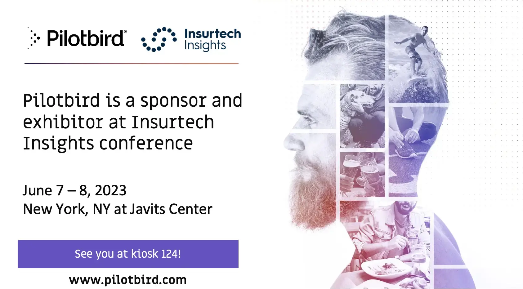 Pilotbird exhibits at Insurtech Insights USA 2023